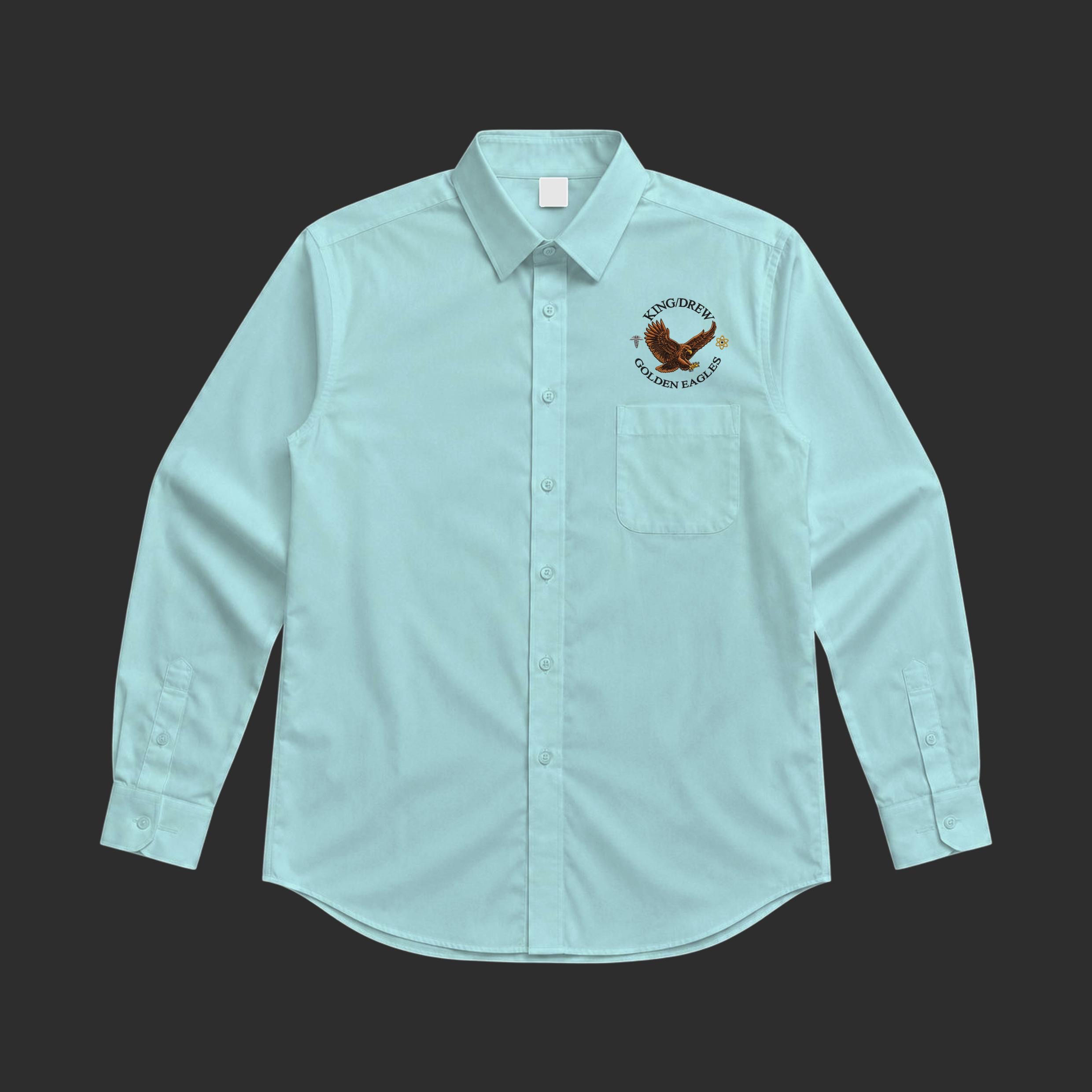 White Long Sleeved: Business Button Down 