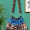 Thumbnail: Refashioned Sequin Bag - Bright Blue and Copper 
