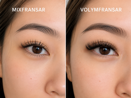 Jämförelse mellan Mixfransar och Volymfransar hos 4Ever Young Beauty i Stockholm