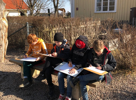 Bildlektion i vårsolen