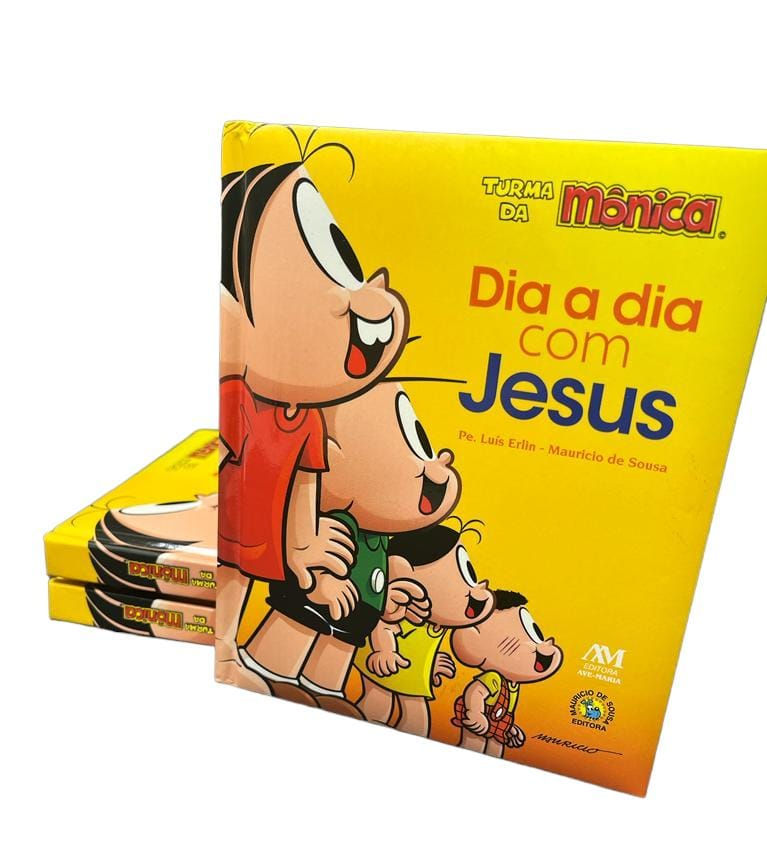Livro Dia A Dia Com Jesus - Turma Da Mônica
