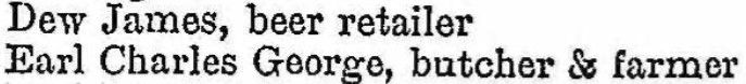 Extract from Kelly's 1896 directory.
