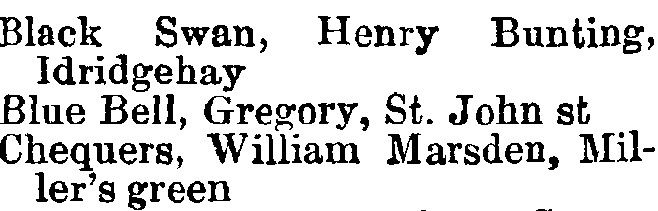 Extract from Freebody's 1852 directory.