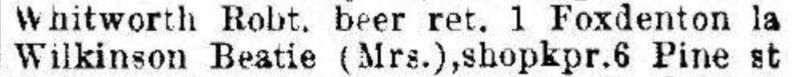 Extract from Kelly's 1924 directory.