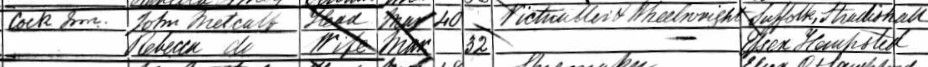 Extract from the 1851 census.