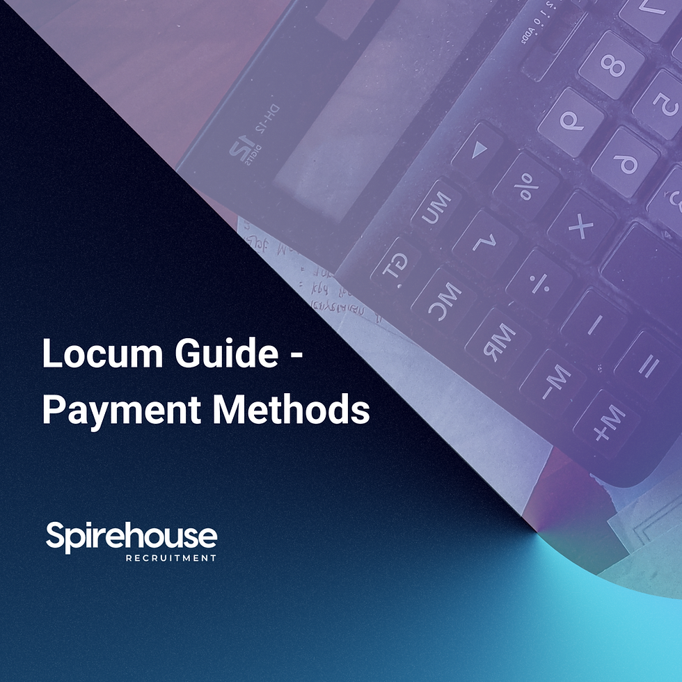 Locum Guide - Payment Methods
