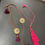 Thumbnail: set of 3- maroon and gold kundan Rakhi