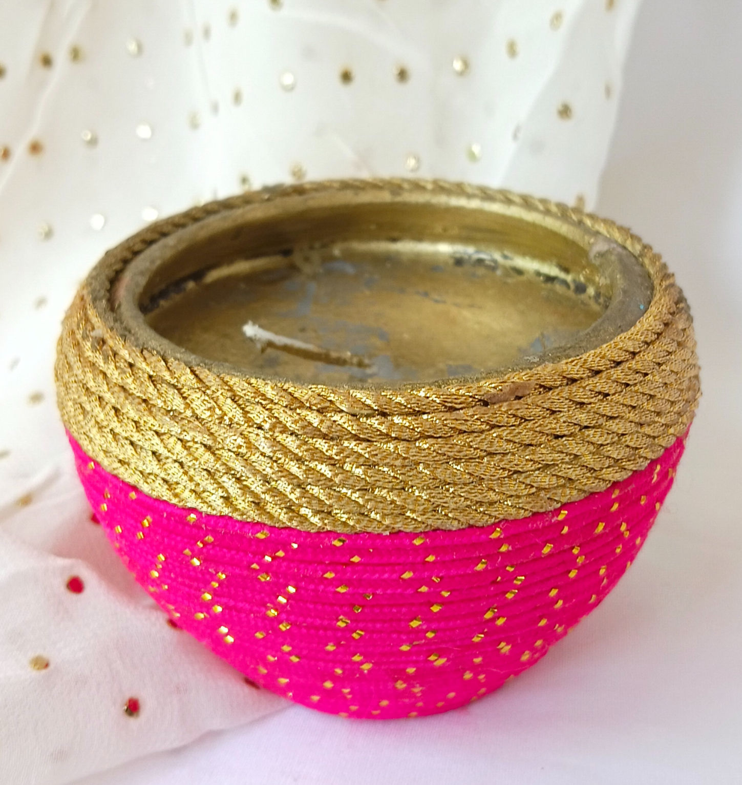JD-Pink-05 (Pink and Gold Diya)
