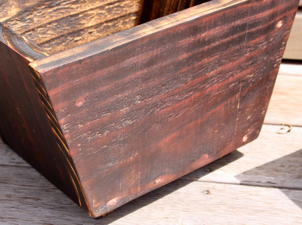 Thumbnail: yakisugi shou sugi ban wooden pot side