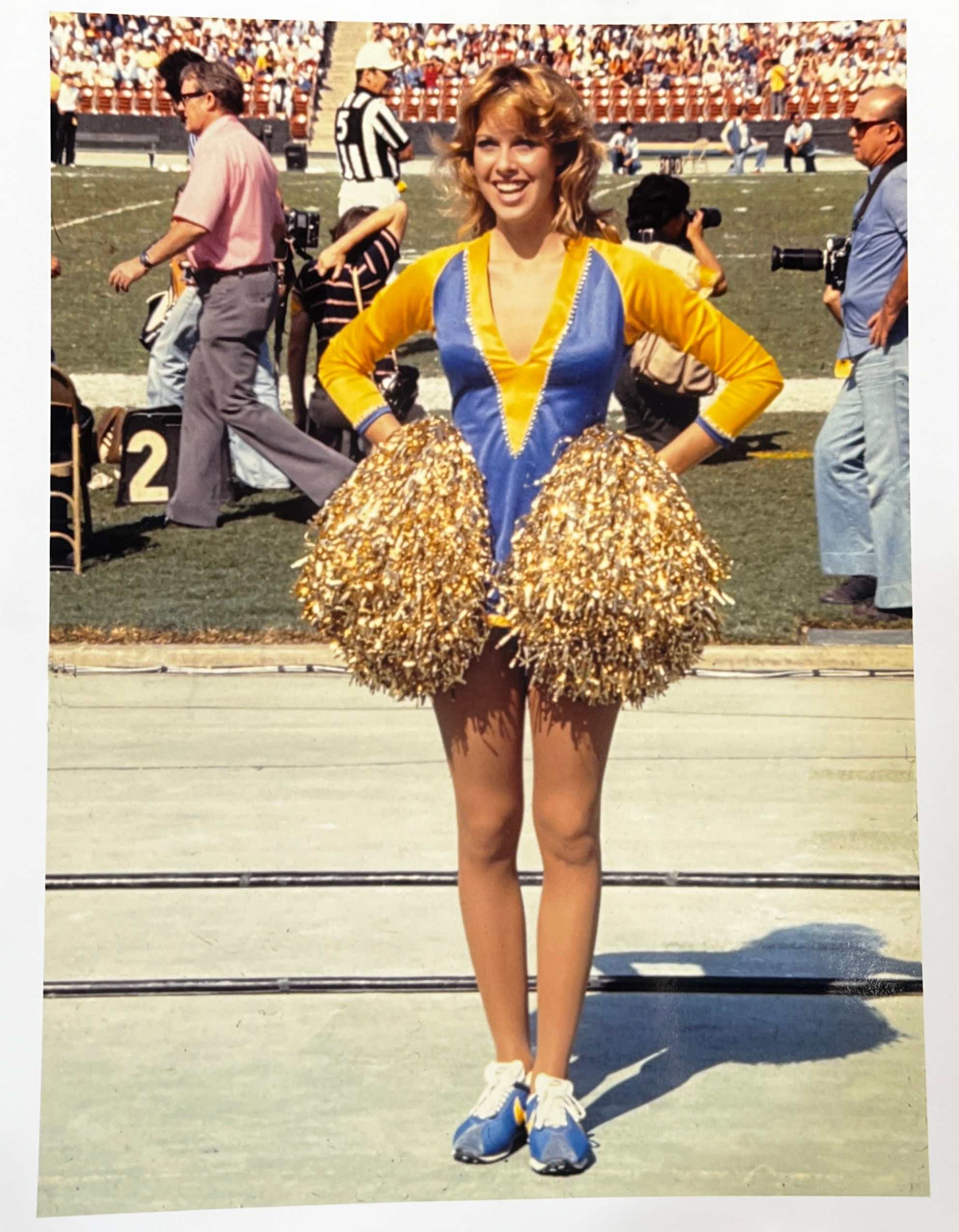 LA Rams Cheerleader Personally Autographed Photo