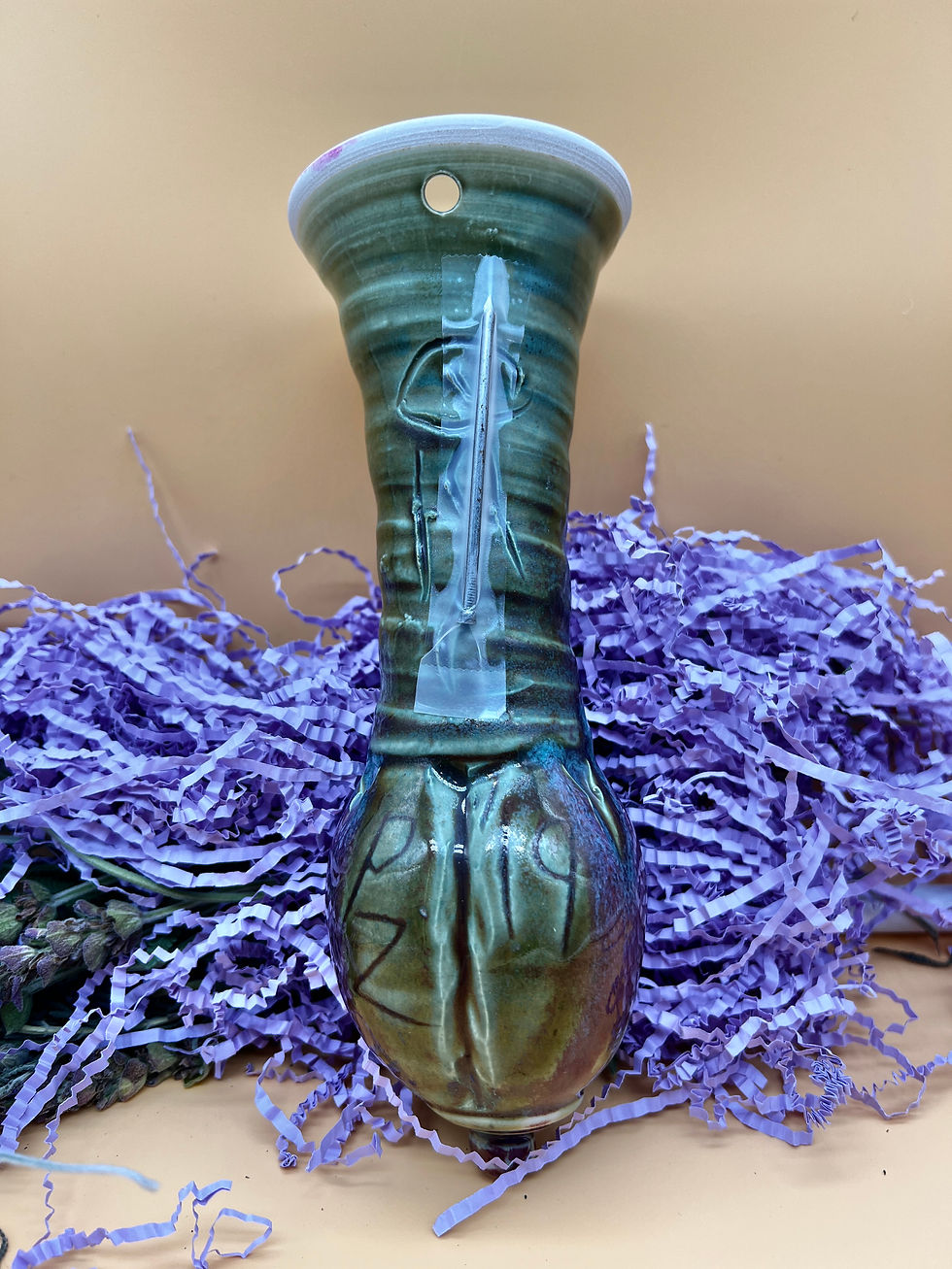 Thumbnail: Hanging Handmade Pottery Vase