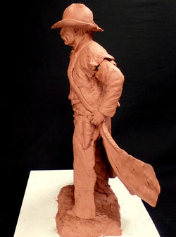 Bronze cowboy Sculptures
