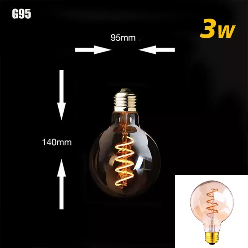 Thumbnail: Retro Dimmable LED Bulbs E27