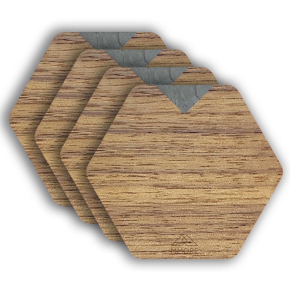 Wooden Coasters - American Walnut / Set of 4 Coasters