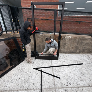 Williams Glass and Company recently completed a storefront door replacement project for Extra Space Storage in Lanham, MD. This commercial project included on-site fabrication, storefront framing installation, glazing, and a new commercial entrance system. Serving Maryland, DC, and Northern Virginia.