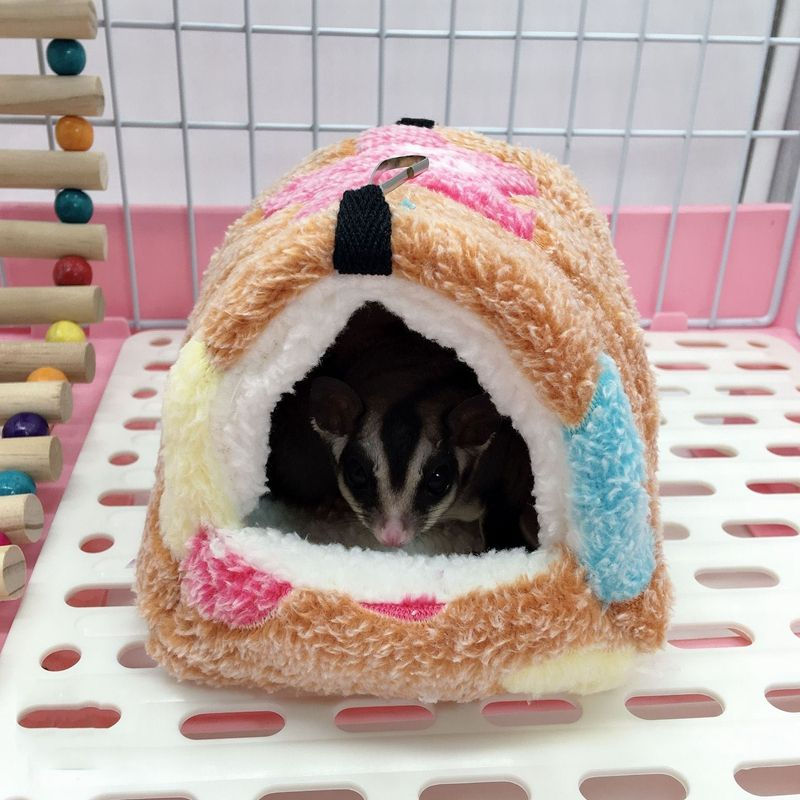 Thumbnail: 2pcs Bird Cage Cotton Nest Mini House; suitable for small pocket pets