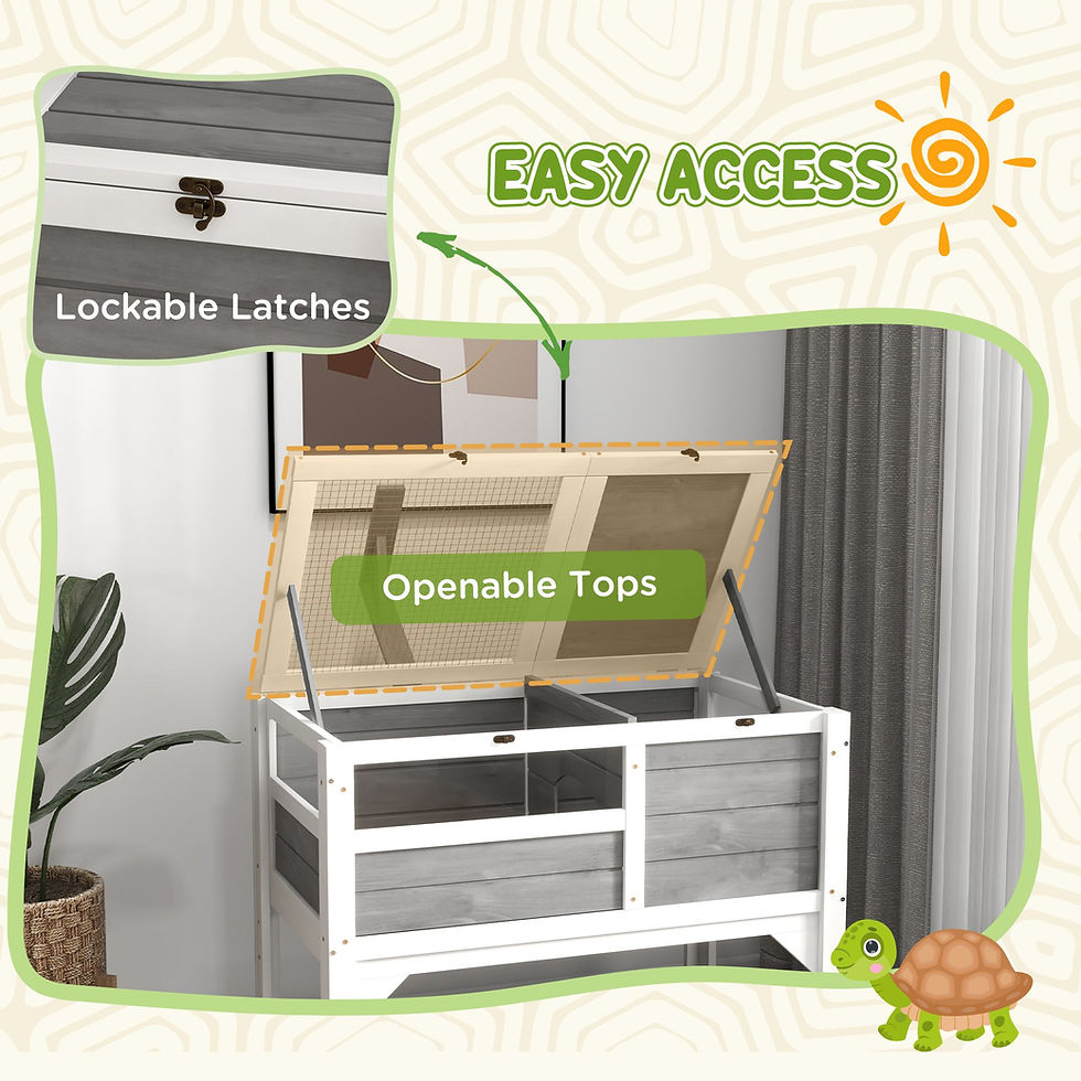 Miniatura: Tortoise Habitat with Shelf Storage 