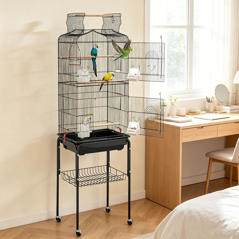 Miniatura: Bird Cage with Removable Sliding 17.99 X 13.98 X 59.45 in