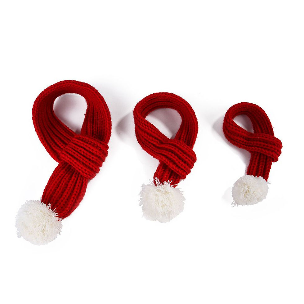 Miniatura: Pet knit Christmas scarf 