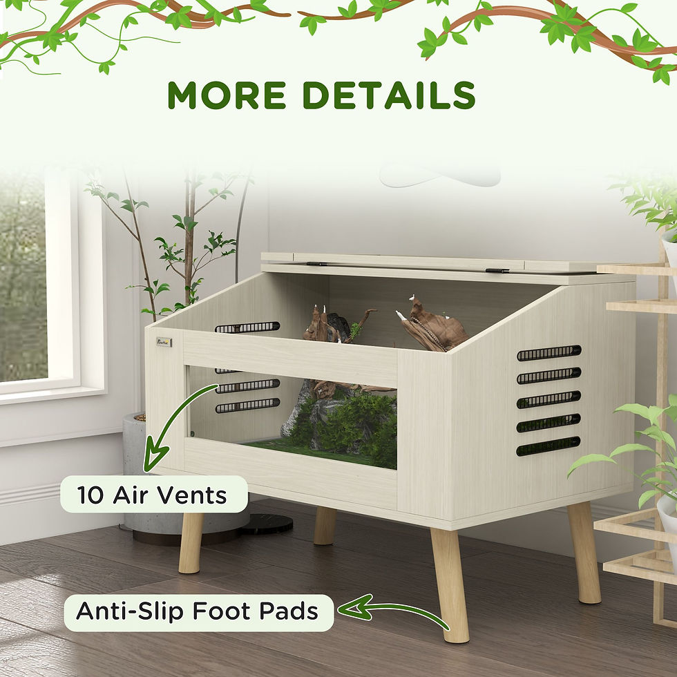 Thumbnail: 29 Gallon Reptile Tank Enclosure with Top Opening Glass Window