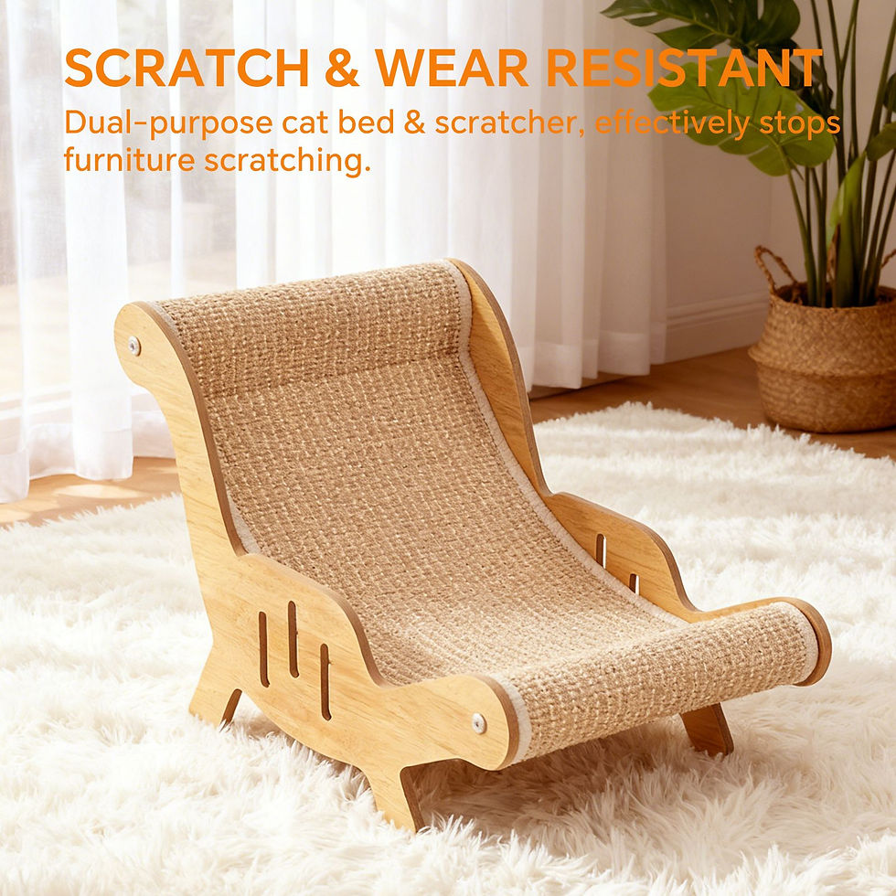 Thumbnail: C-type all inclusive sisal cat lounge chair 