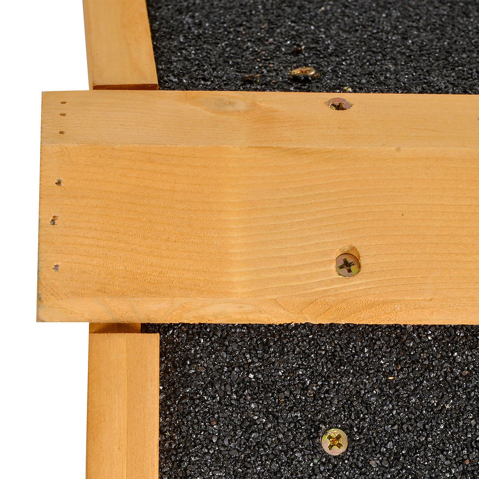 Thumbnail: 2-Level Rabbit Hutch Bunny Cage, Elevated Pet House with Weatherproof Hinged 