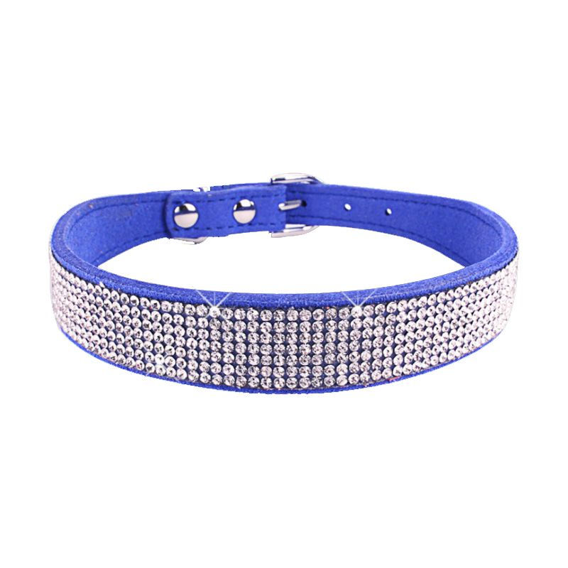 Μικρογραφία: Dog Collar Rhinestone Pet Collars Zinc Alloy Buckle 