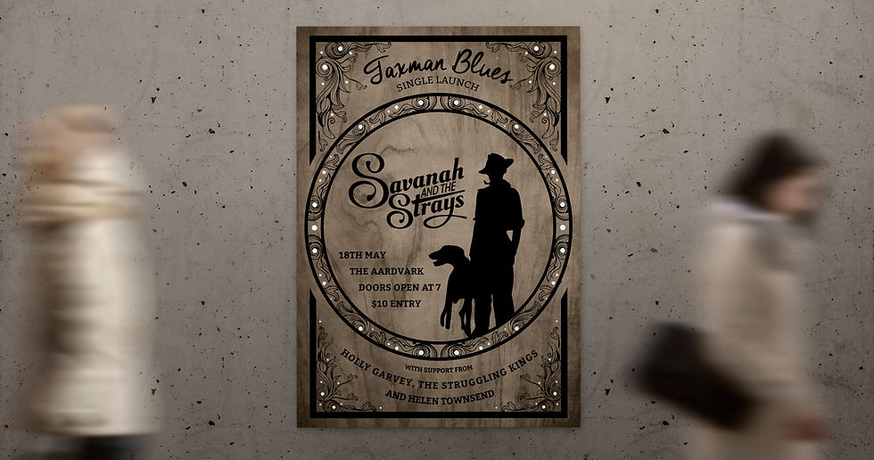 Works With Quirks - Portfolio Image - Savanah Soloman - Taxman Blues poster mockup.jpg