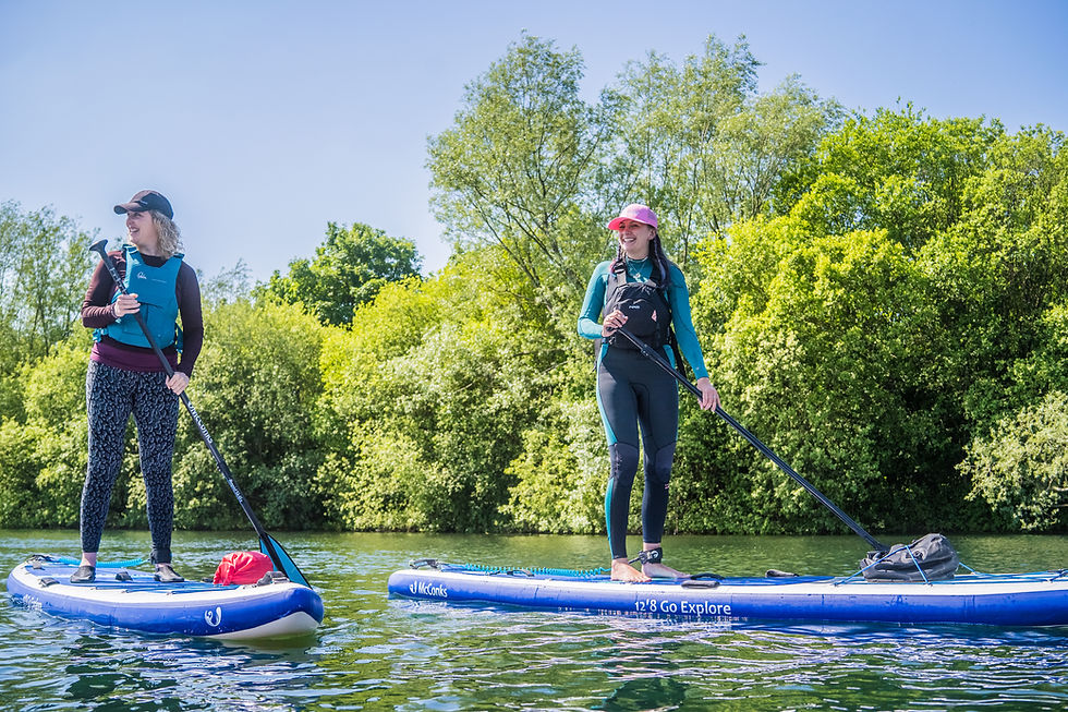 Paddleboarding Lesson Cotswold Water Park.JPG