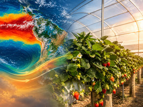 El Niño: o que é e como afeta o morangueiro em cultivo protegido.