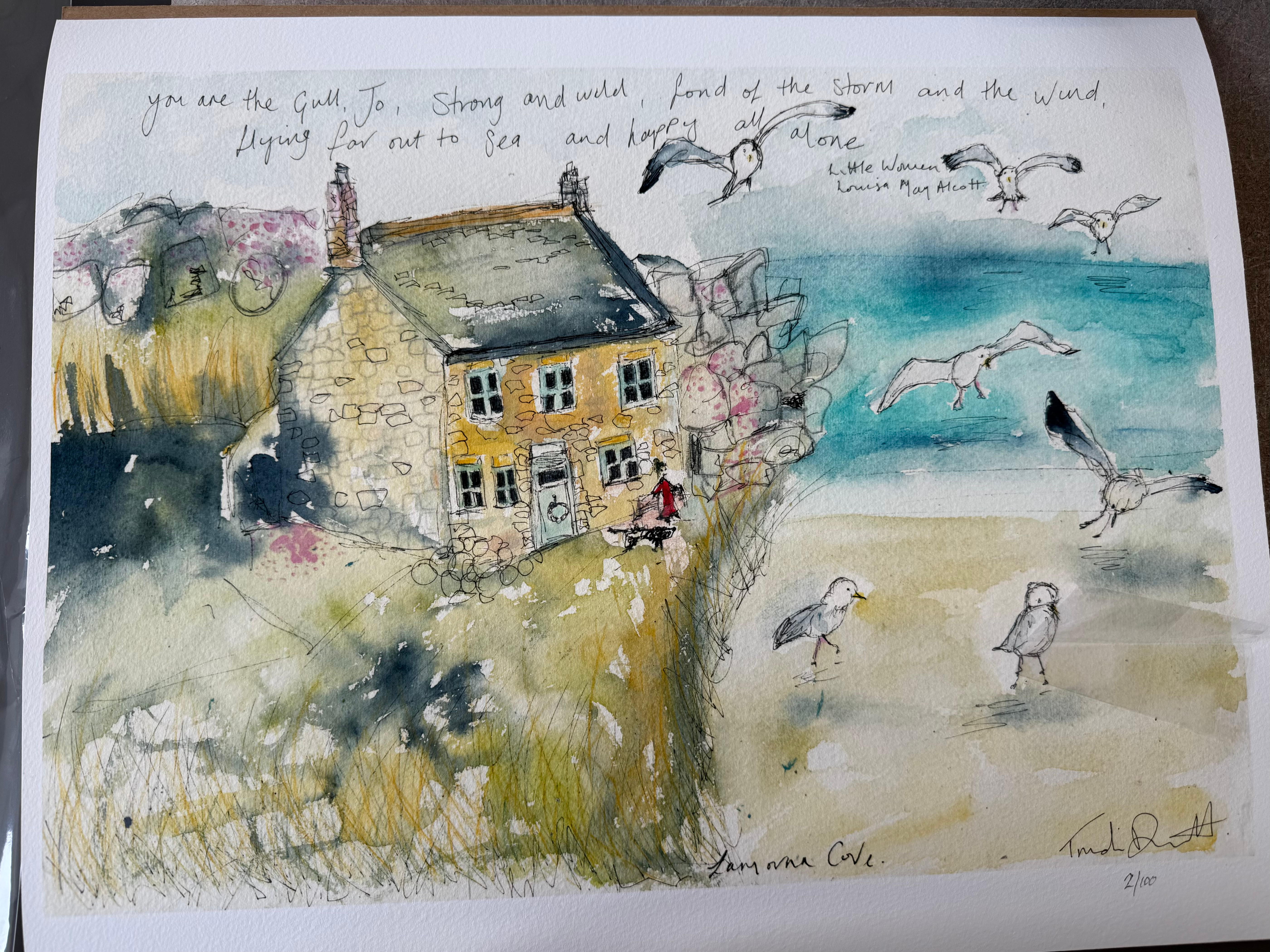 Lamorna Cove Giclee limited Edition print