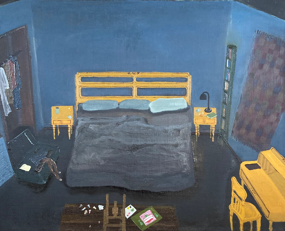 For Tich, Oil on linen panel, 33x41cm, 2025