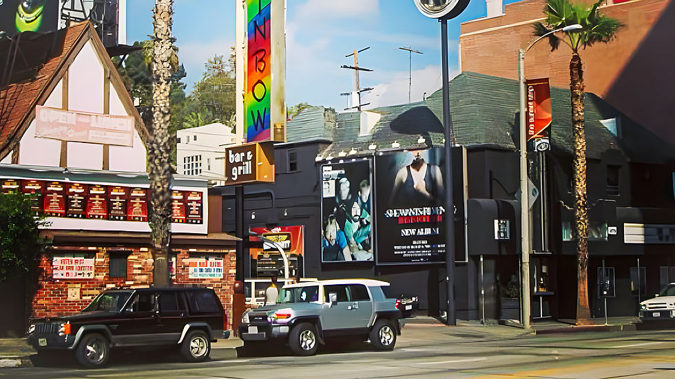 The Rainbow Bar & Grill on the Sunset Strip
