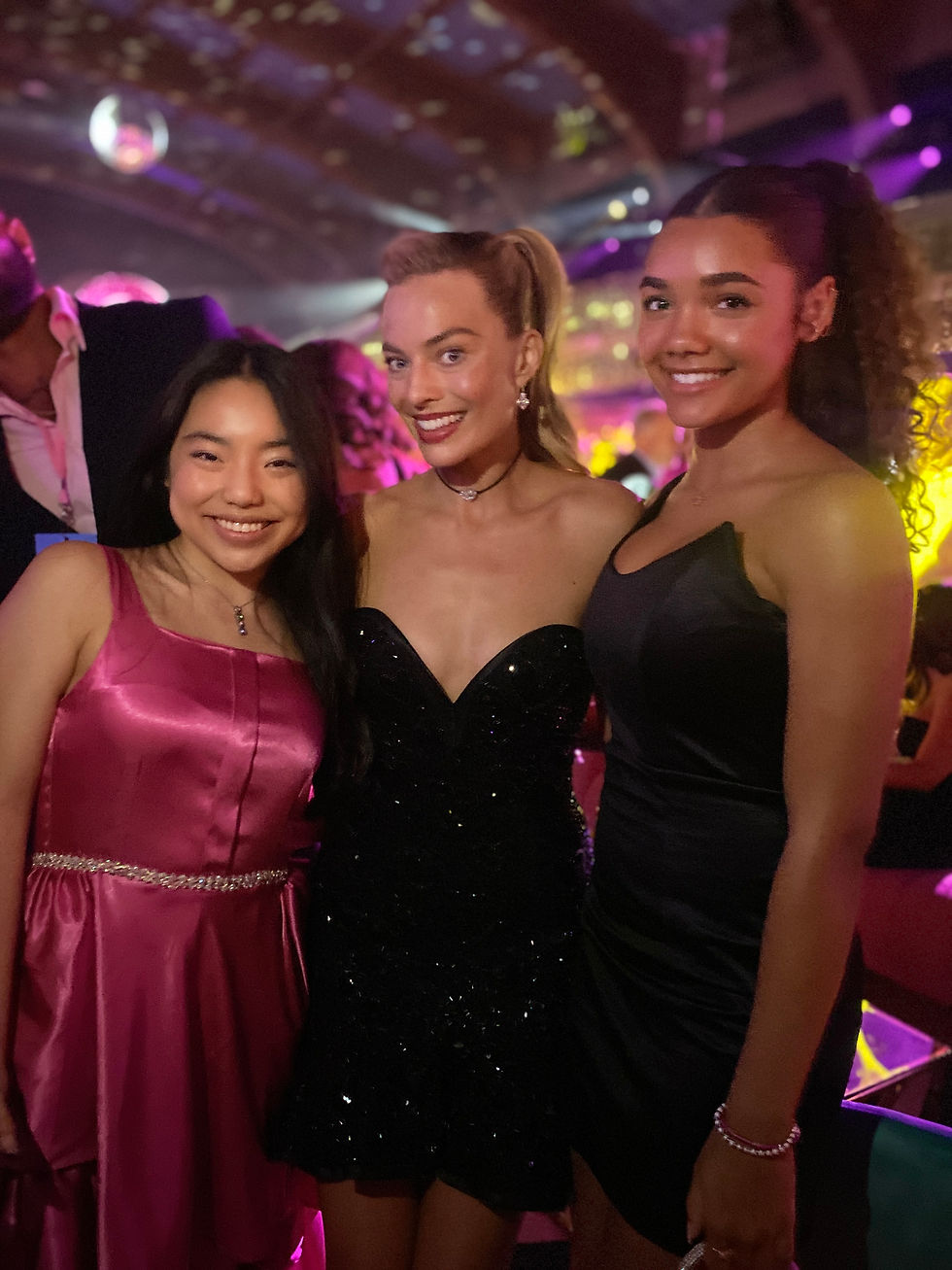 iStage Entertainment talent with Margot Robbie