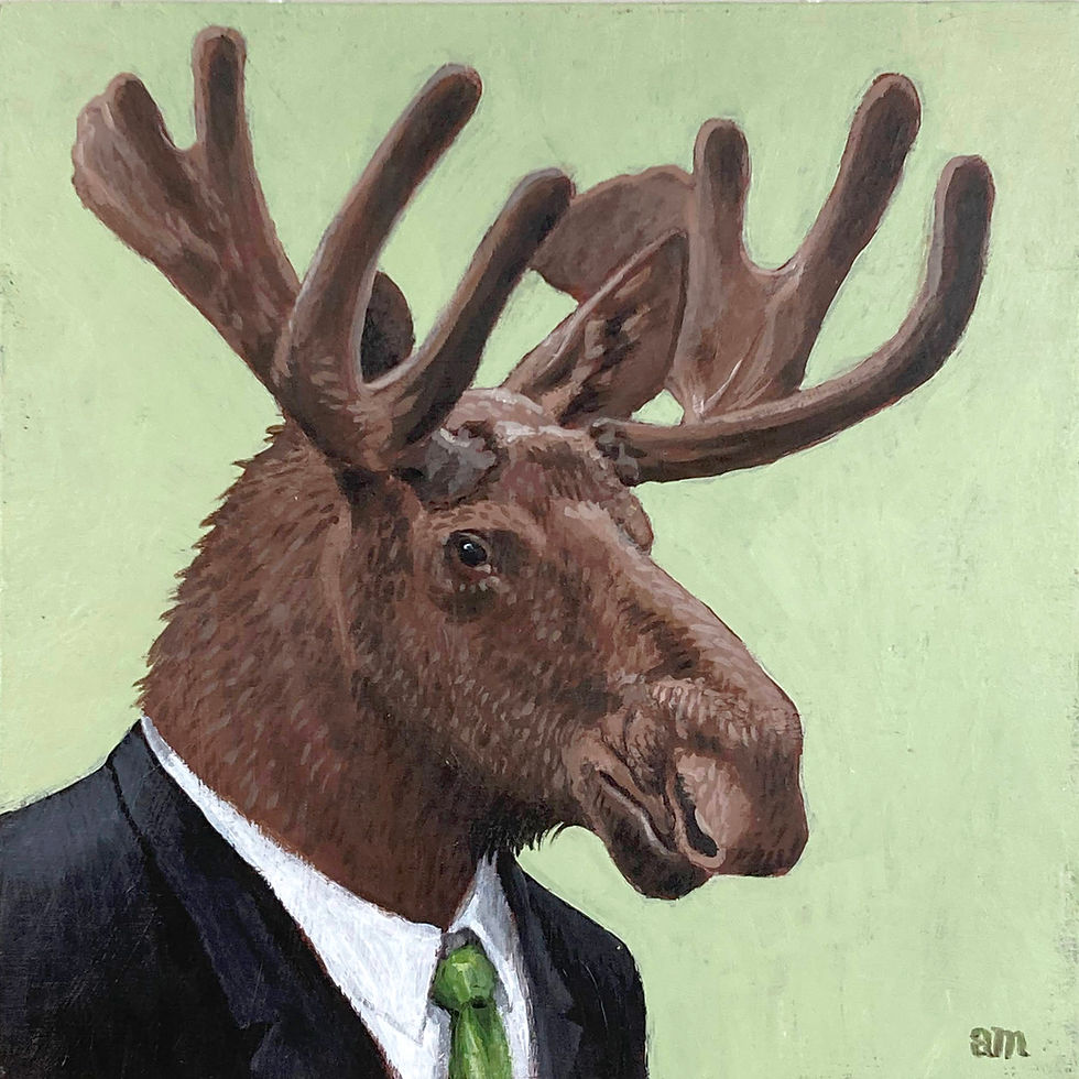 Thumbnail: Spirit Animal custom painting