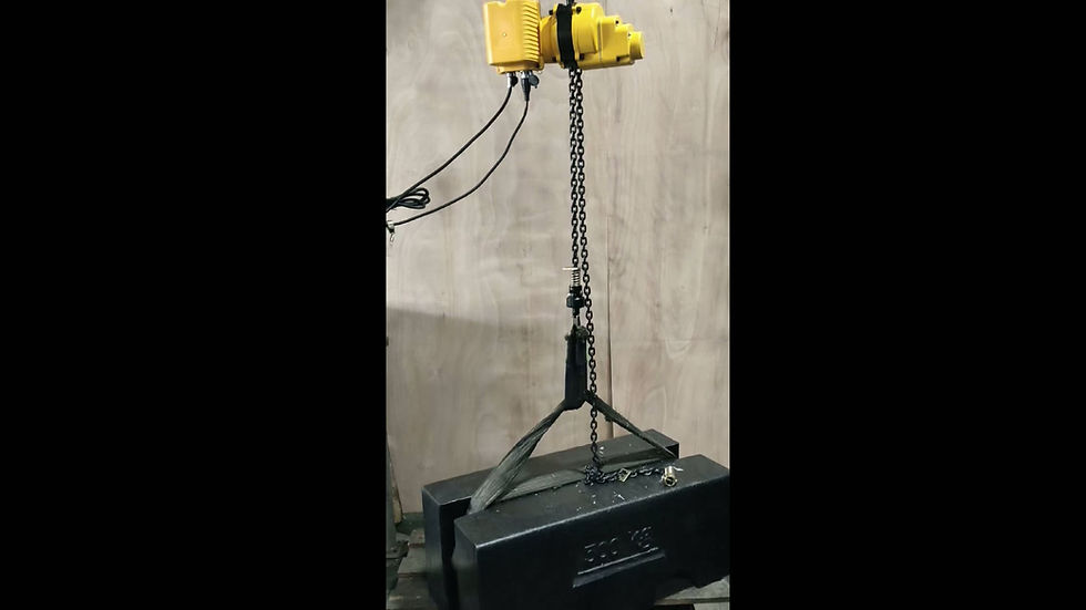 Thumbnail: Single Phase Electric Chain Hoist SWL 500KG & 1000KG In Stock, Saskatoon