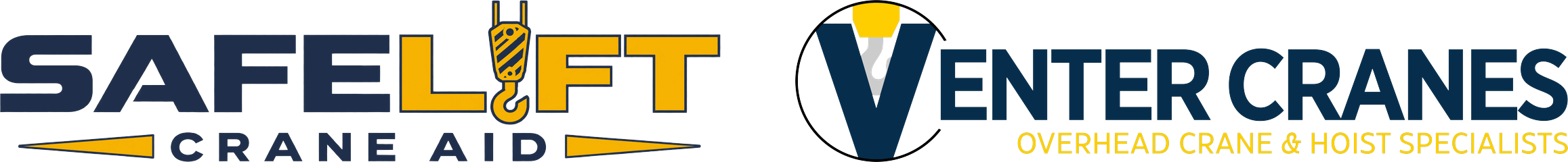SafeLift Crane Aid and Venter Cranes logos