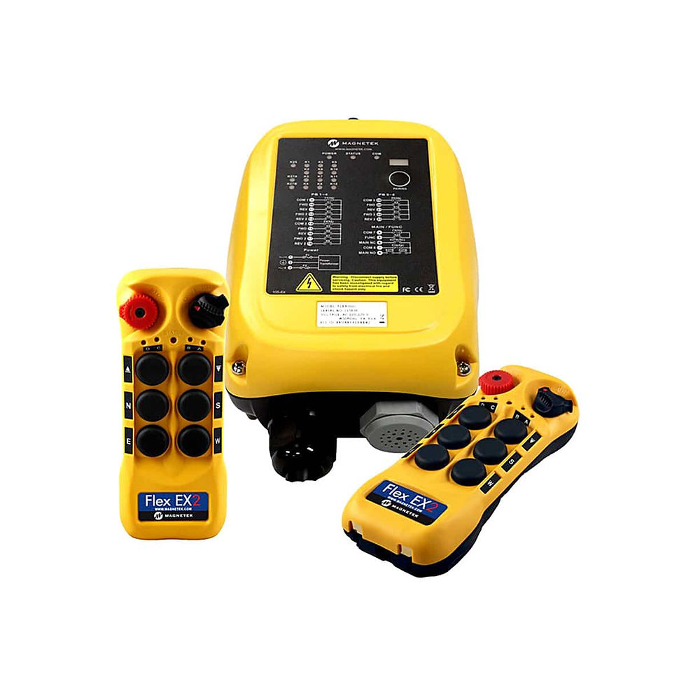 Flex 6EX2 radio remote control system with receiver and transmitters