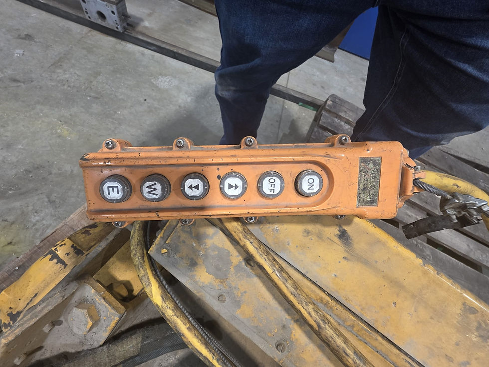 Thumbnail: Demag, Monorail Wire Rope Hoist & Trolley. (Used)