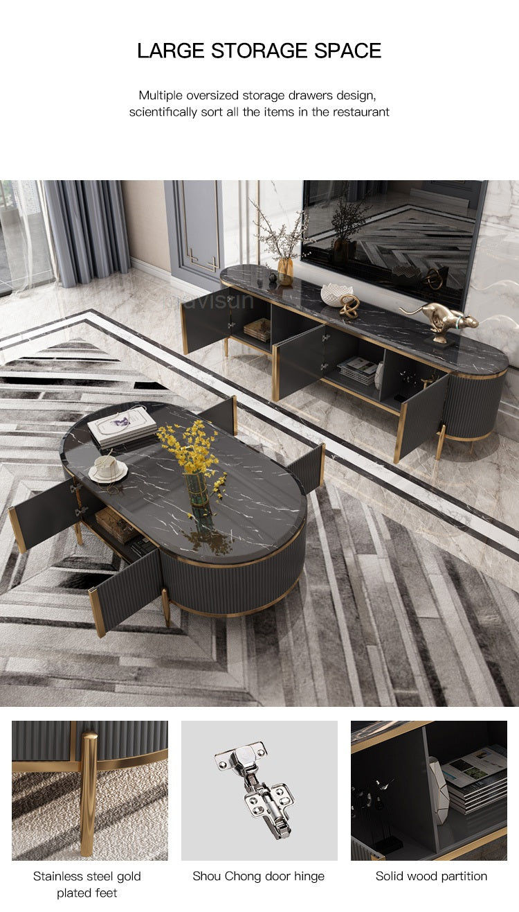 Thumbnail: Aurimas TV Stand and coffee table set