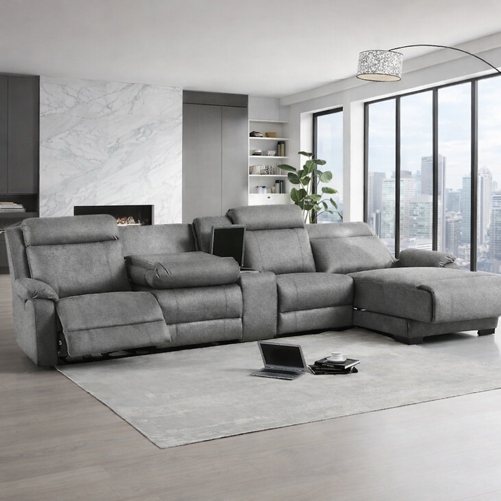 Thumbnail: Vuyo Recliner Lounge Suite - Grey