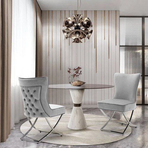 Tufted Velvet Dining Chair | Prestige Home and Decor