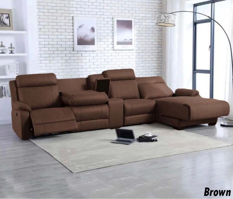 Thumbnail: Vuyo Recliner Lounge Suite - Brown