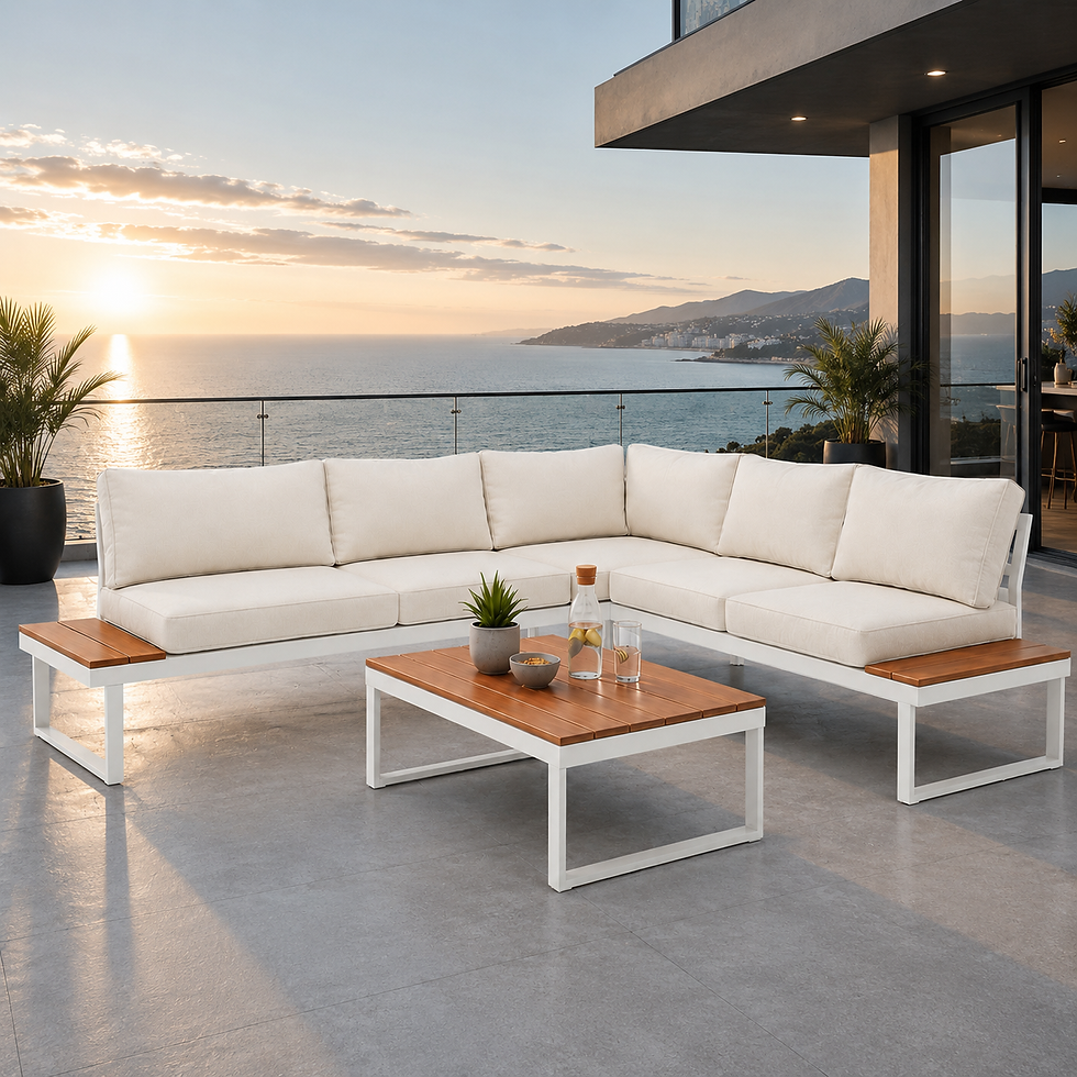 Thumbnail: Coastal Luxe Patio Sofa Set