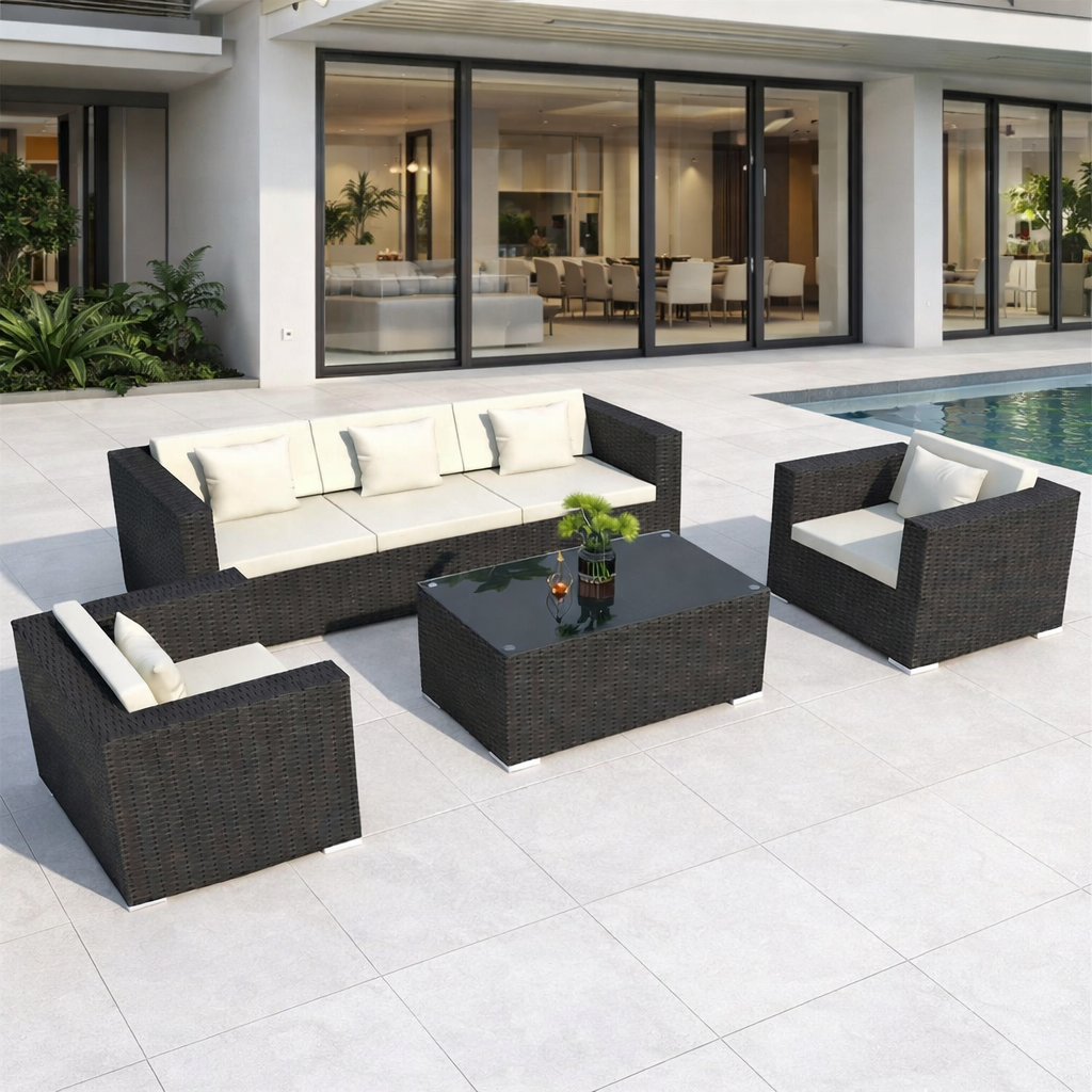 Sable 4pc Patio Lounge Set