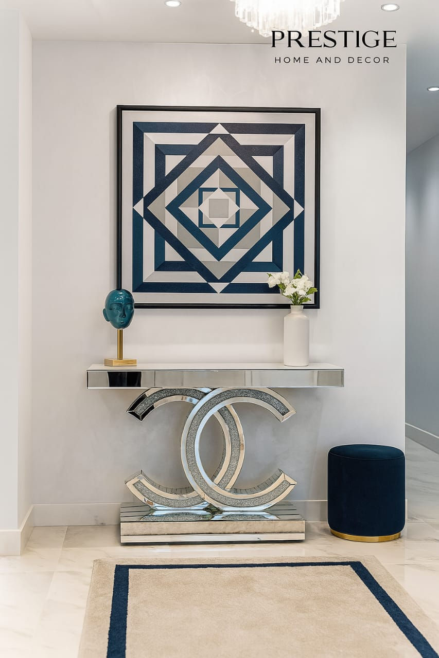 Chanel Console Table Silver
