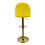 Thumbnail: Gracie Gold Frame Velvet Barstool mustard yellow