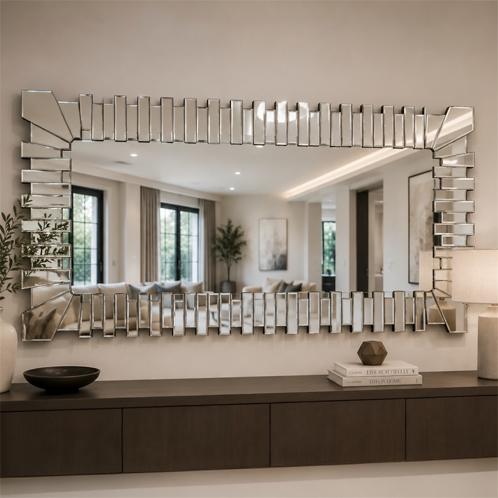 Thumbnail: Vantor Large Wall Mirror - Silver