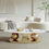 Thumbnail: Twin Ball Coffee Table Gold Frame
