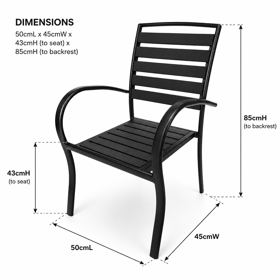 Thumbnail: Hayden Patio Dining Set - 6 Seater